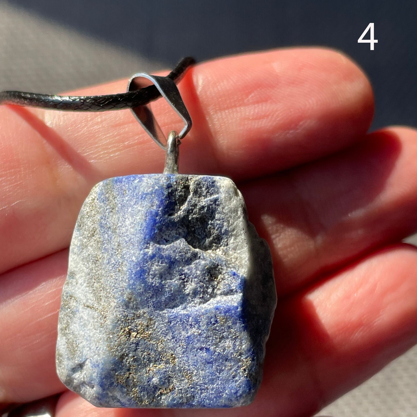 Raw Natural Lapis Lazuli Necklace