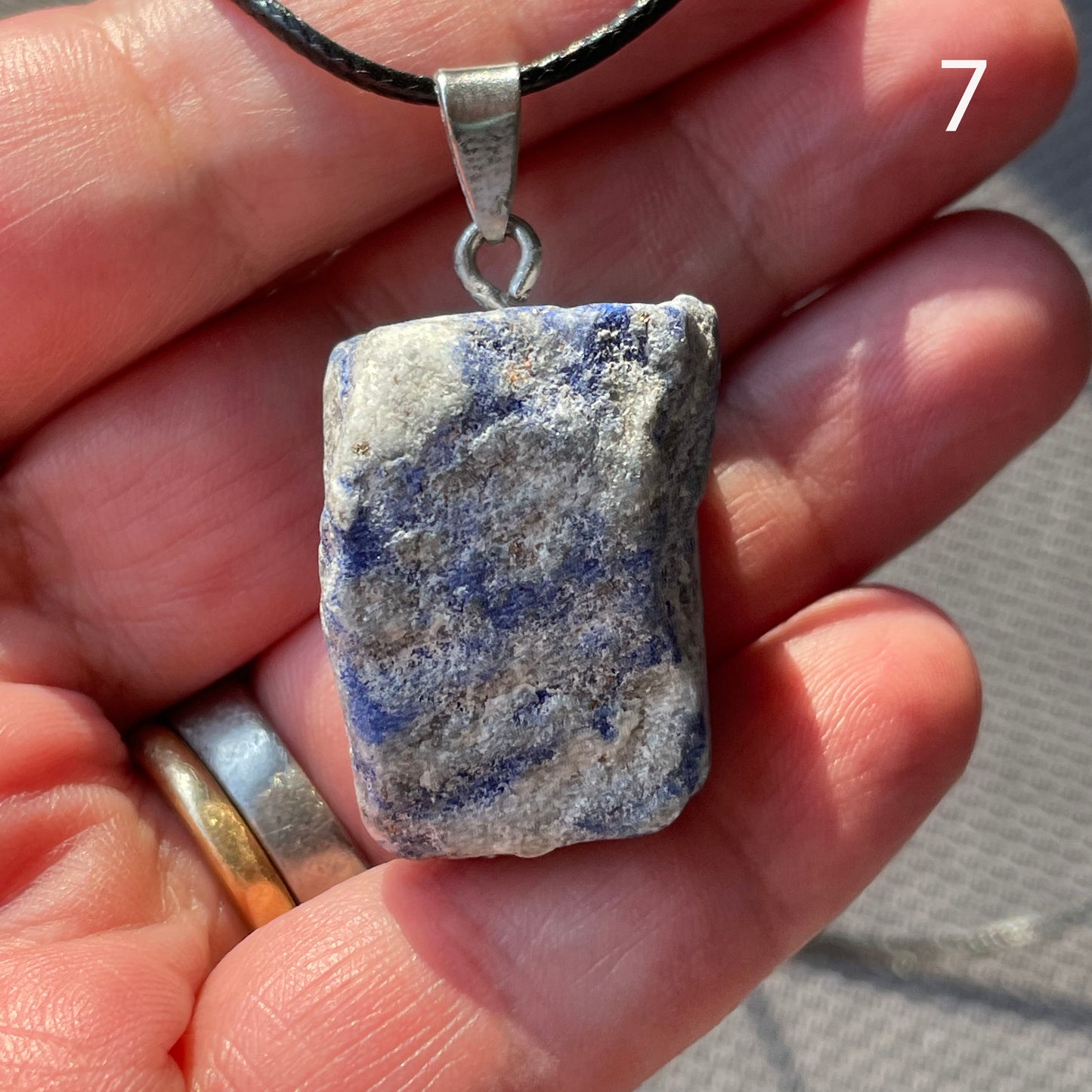Raw Natural Lapis Lazuli Necklace