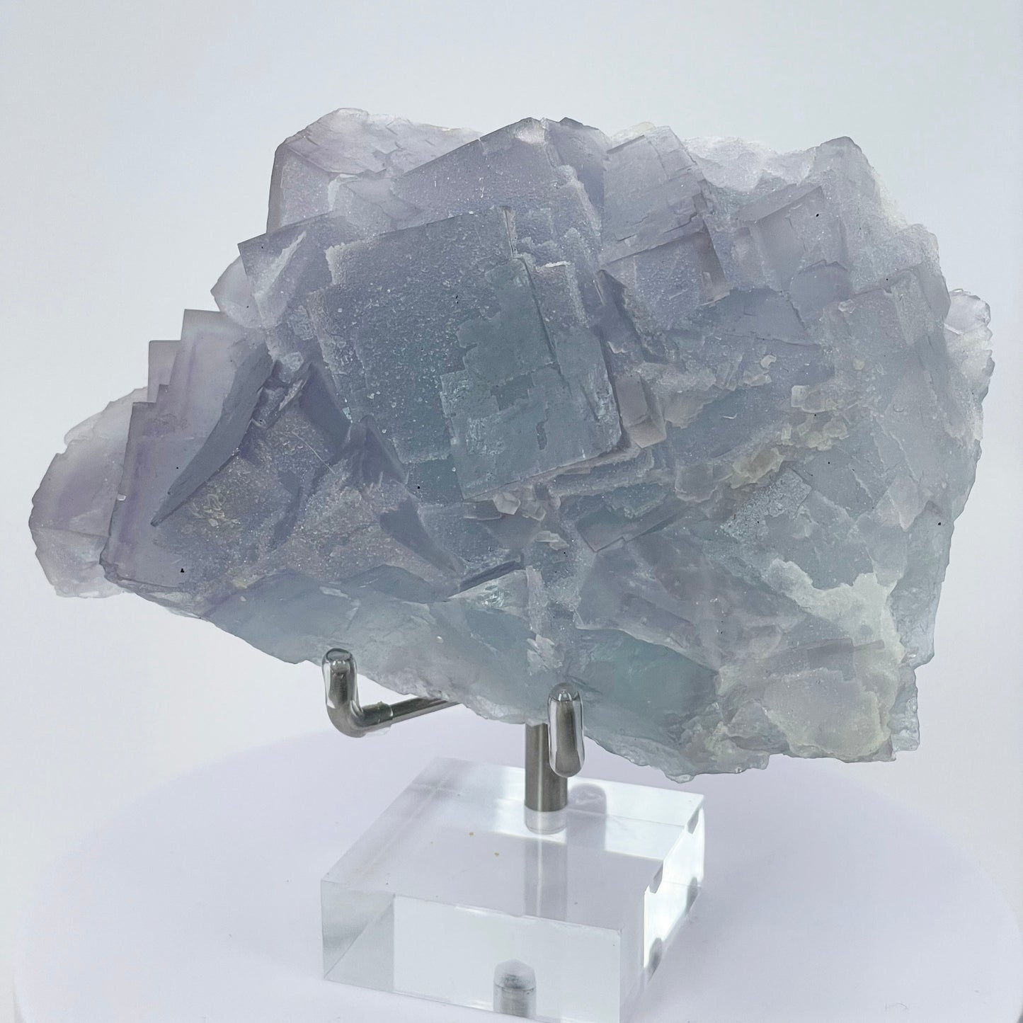 Blue Fluorite Isometric Cubic Vitreous Fujian Quanzhou China