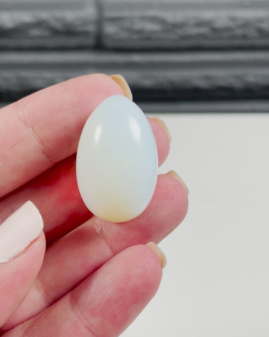 Two Opalite Egg Natural Crystal High Quality 1.5 inches