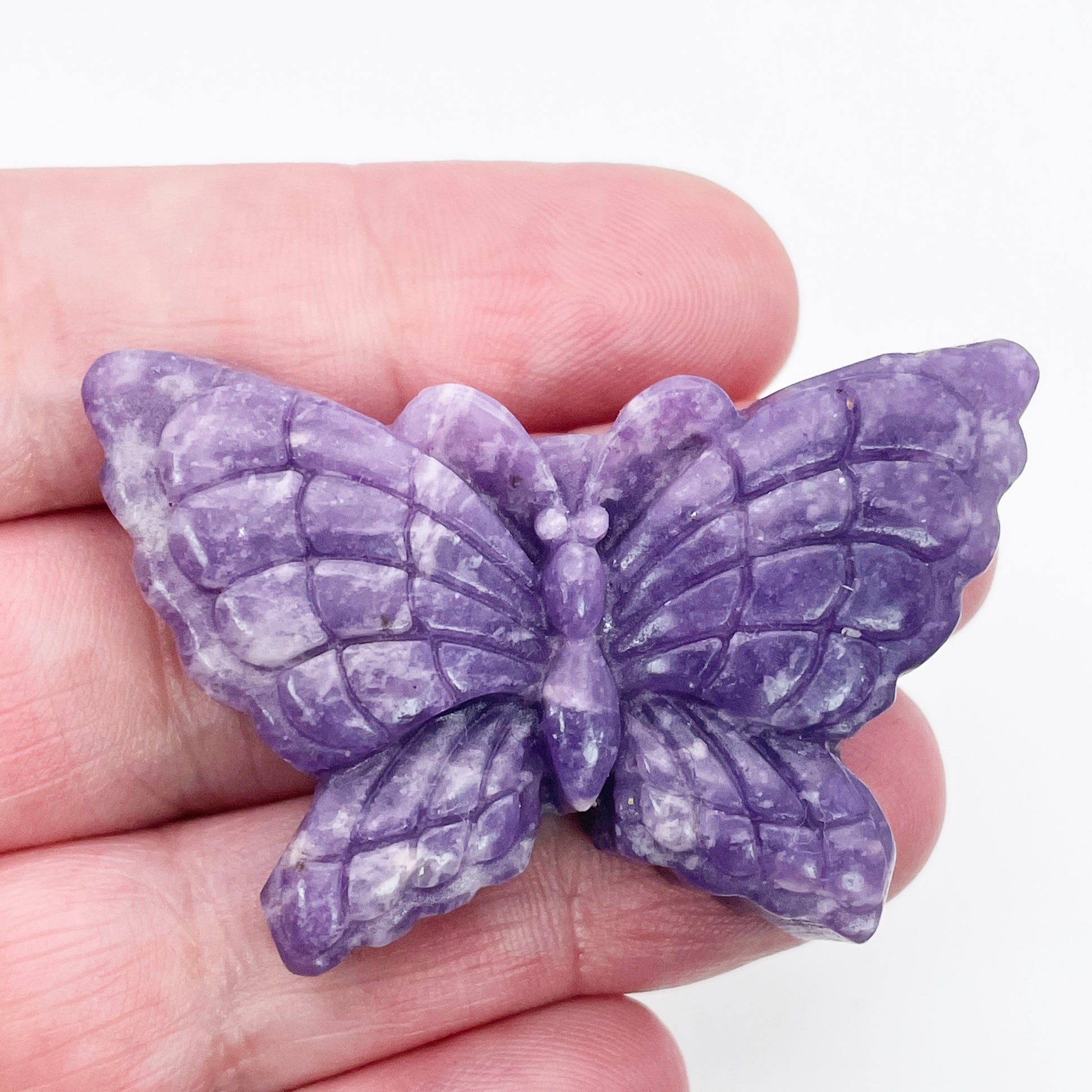 Lepidolite Butterfly-shaped.