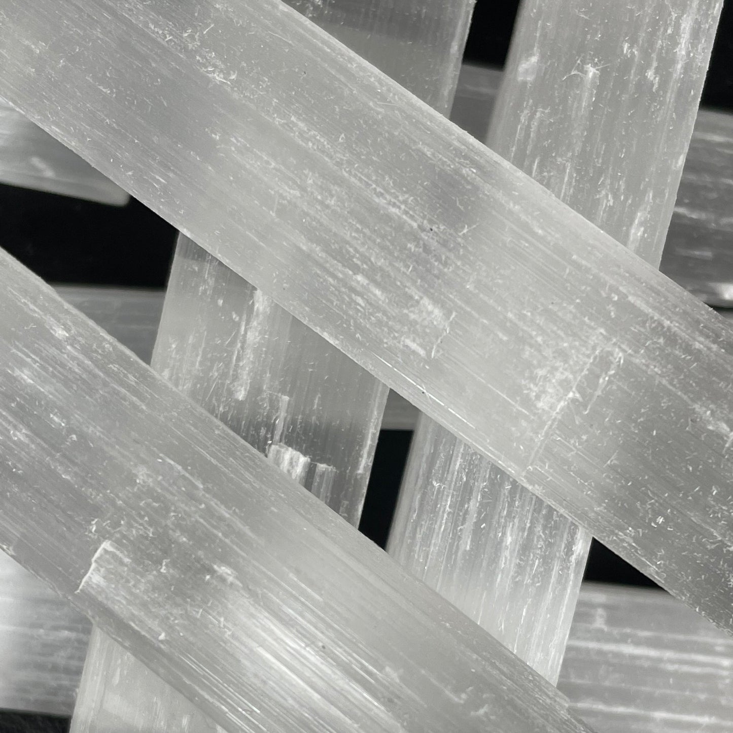Five Selenite Stick Natural Crystal 3 inch Long
